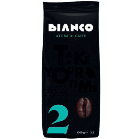 Italian Coffee BIANCO 2 – café en grains Arabica et Robusta