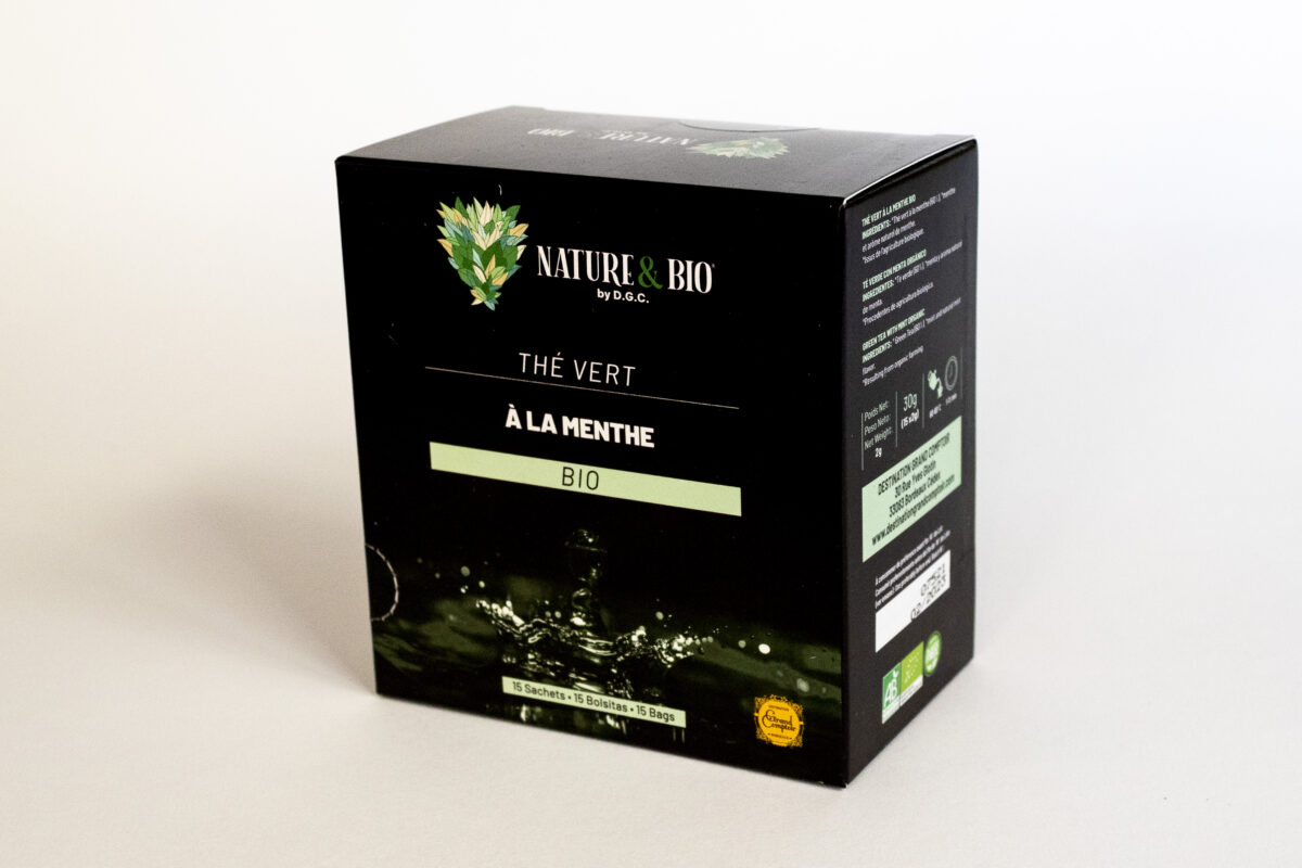 Thé vert menthe bio – Image 1